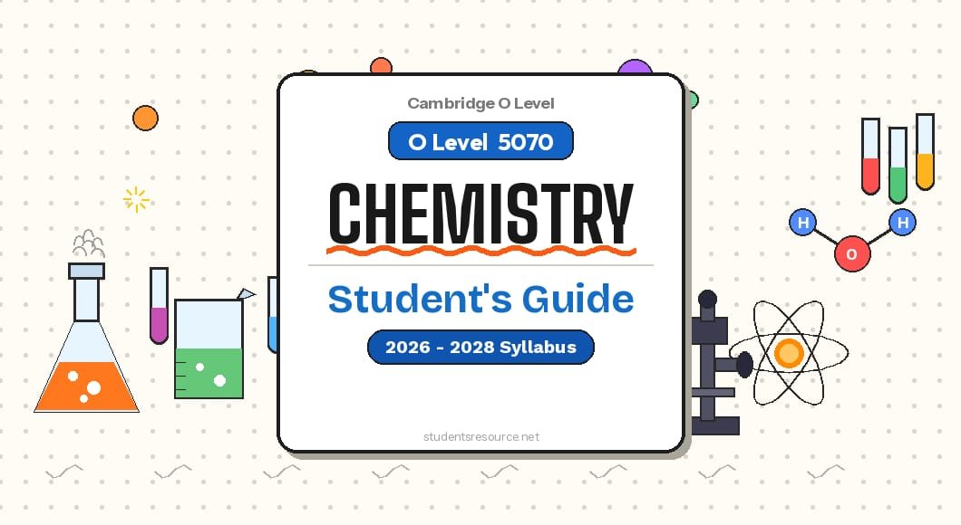 Cambridge O Level Chemistry 5070  Syllabus Guide